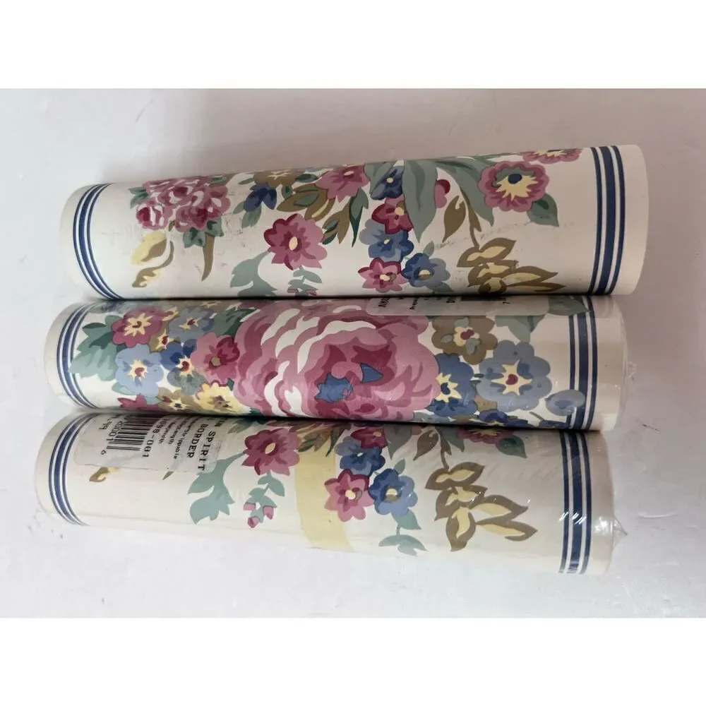 American Spirit Floral wallpaper border 3 Rolls